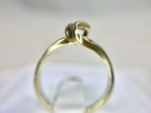 Vintage 10k Yellow Gold Natural Baguette Cut Diamond Bypass Cocktail Ring 