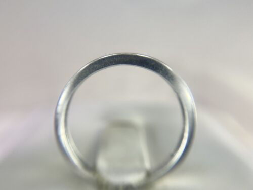 10k White Gold Natural Round Single Cut Diamond Channel Set Wedding Band Ring