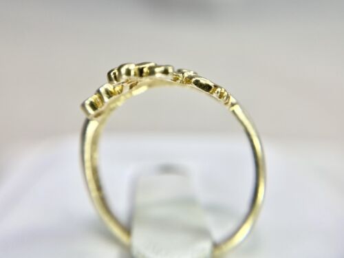 Vintage 14k Yellow Gold Designer Round Brilliant Natural Diamond Frog Ring