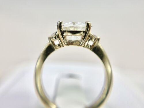 Vintage 14k Yellow Gold Natural Round Brilliant Big Diamond Engagement Ring