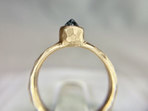 Doron Merav Designer 14k Rose Gold Raw Back Color Diamond Engagement Ring $2550