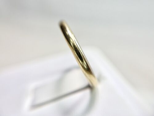 Vintage 14k Yellow Gold Classic Comfort Fit Wedding Band Ring