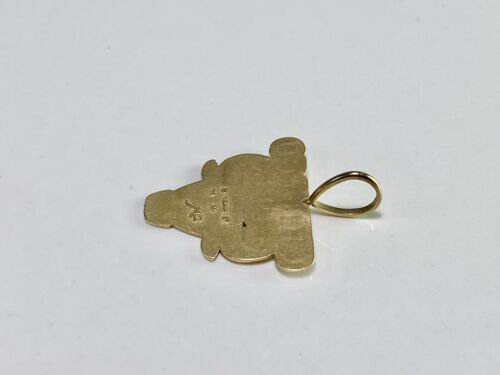 Vintage 14k Yellow Gold Chicago Bulls Official Big Pendant