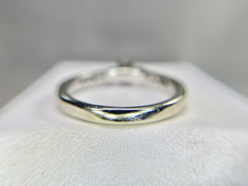 14k White Gold Natural Princess Cut Round Diamond Engagement Ring