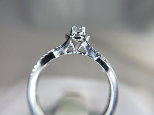 10k White Gold Designer Round Brilliant Diamond Oval Shape Halo Engagement Ring