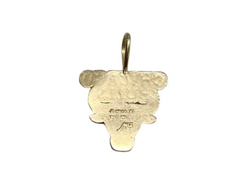 Vintage 14k Yellow Gold Chicago Bulls Official Small Pendant