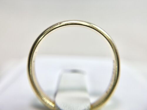 Vintage 14k Yellow Gold Classic Comfort Fit Wedding Band Ring