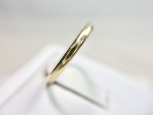 Vintage 14k Yellow Gold Classic Comfort Fit Wedding Band Ring