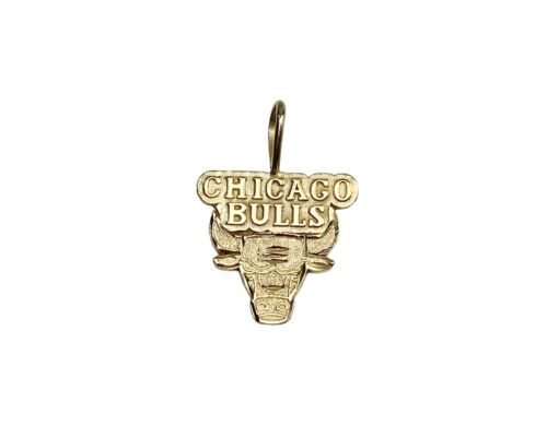 Vintage 14k Yellow Gold Chicago Bulls Official Small Pendant