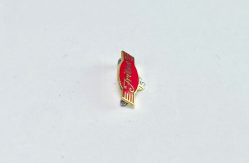 Vintage 10k Yellow Gold Authentic Fritos Red Enamel Small Pin